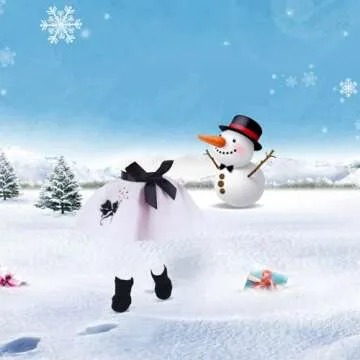 YAMASO Sleeping Bag Santa Clothes Christmas Accessory for Doll (Doll is not Included)