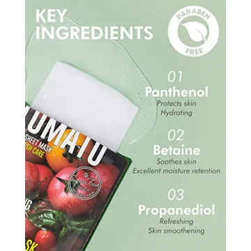 DERMAL Super Food Face Masks - 12 Pack for Glowing Skin