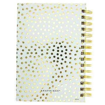 Graphique Designer Notebooks - "Do More of What Makes You Sparkle" - Spiral Bound Writing Journals f...