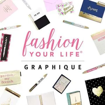 Graphique Designer Notebooks - "Do More of What Makes You Sparkle" - Spiral Bound Writing Journals for Offices, Schools, Classrooms, and More - Hard Cover with 160 Ruled Pages (6.25" x 8.25")