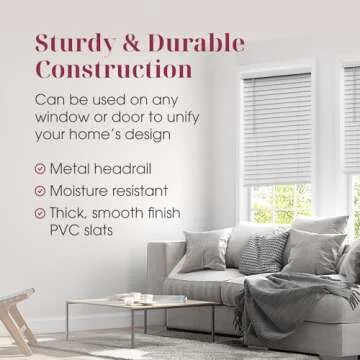 ARLO BLINDS Faux Wood Blinds with Crown Valance - 22" Width x 60" Height, White, Cordless Window Blinds & Shades - Blinds for Indoor Windows, 2" Faux Wooden Blinds for Home, Window Shades