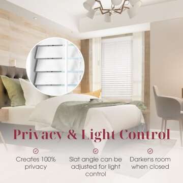 ARLO BLINDS Faux Wood Blinds with Crown Valance - 22" Width x 60" Height, White, Cordless Window Blinds & Shades - Blinds for Indoor Windows, 2" Faux Wooden Blinds for Home, Window Shades