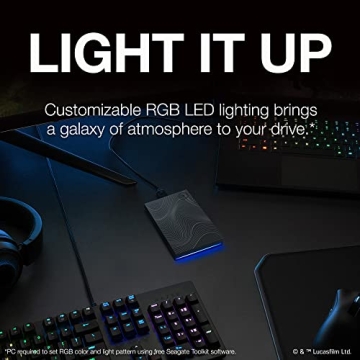 Seagate Beskar Ingot 2TB External Drive for Gamers