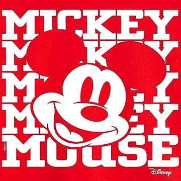 Mickey Mouse Juniors Cropped Long Sleeve T-Shirt in Red