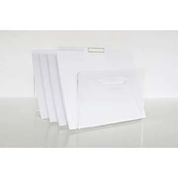 russell+hazel Acrylic Collator Sorter, Clear Acrylic, 10" x11.5" x6.5", 5 Slots, (30790)