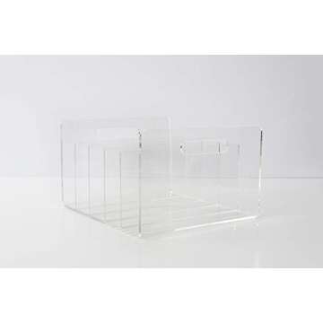 russell+hazel Acrylic Collator Sorter, Clear Acrylic, 10" x11.5" x6.5", 5 Slots, (30790)