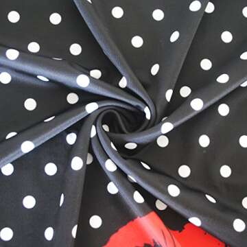 Explore Land Travel Luggage Cover Suitcase Protector Fits 27-30 Inch Case (Polkadot, L)