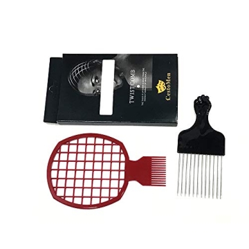 Magic Pick Hair Twist Comb Set for Natural Hair Styling