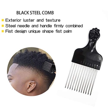 Magic Pick Hair Twist Comb Set for Natural Hair Styling