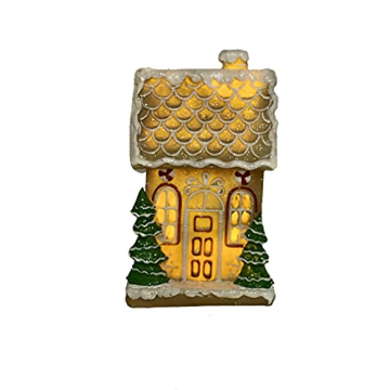 LED Lighted Gingerbread House Christmas Decoration