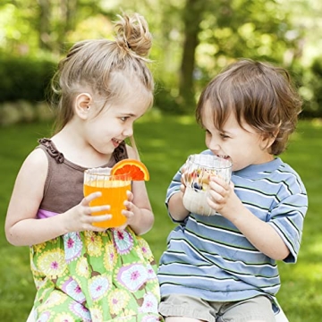 Aemygo 4 Pcs Ribbed Drinking Glasses Set - Elegant Drinkware