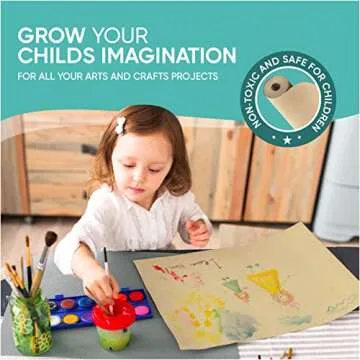 Durable Eco-Friendly Brown Kraft Paper Roll for Crafts