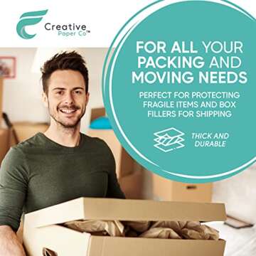 Durable Eco-Friendly Brown Kraft Paper Roll for Crafts