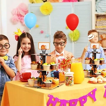 Basketball Cupcake Stand for Birthday Parties