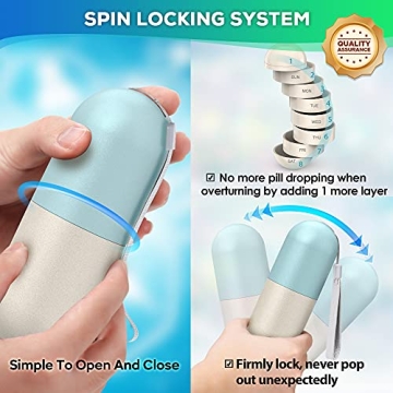 Zannaki Eco-Friendly Moisture Proof Pill Organizer