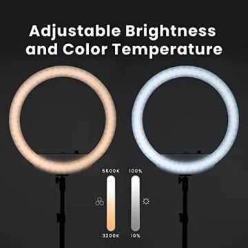 Lume Cube Cordless 18” Ring Light with Stand and Accessories