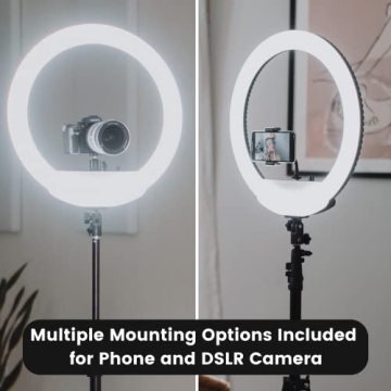 Lume Cube Cordless 18” Ring Light with Stand and Accessories