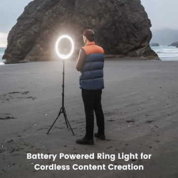 Lume Cube Cordless 18” Ring Light with Stand and Accessories