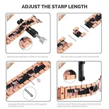 Trendy Wearlizer Apple Watch Band for Women in Pink