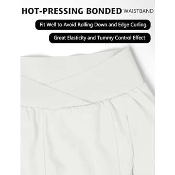 Blooming Jelly Women's High Waisted Workout Shorts