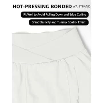 Blooming Jelly Women's High Waisted Workout Shorts