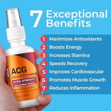Results RNA - ACG Glutathione Extra Strength Immune Boost – Powerful Antioxidant & Immune Boost Formula in a Great Tasting Spray. Recommended by Doctors Worldwide ( 2 oz )