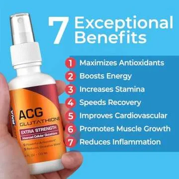 Results RNA - ACG Glutathione Extra Strength Immune Boost – Powerful Antioxidant & Immune Boost Formula in a Great Tasting Spray. Recommended by Doctors Worldwide ( 2 oz )