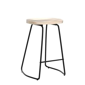 HeuGah Stylish Bar Stools Set for Kitchen Islands 26 Inch