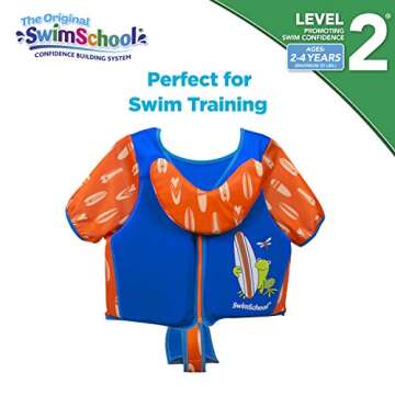 SwimSchool Swim Trainer Vest for Kids 2-4 Years
