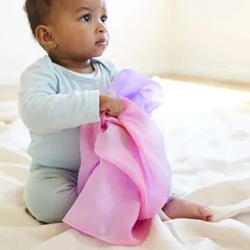 Sarah's Silks Enchanted Mini Playsilks | Creative Waldorf Toys for Open-Ended Play (Blossom)