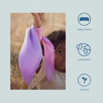 Sarah's Silks Enchanted Mini Playsilks | Creative Waldorf Toys for Open-Ended Play (Blossom)