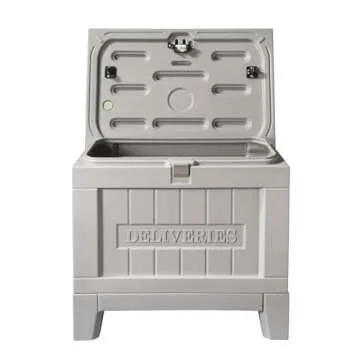 Yale Smart Delivery Box with Wi-Fi for Safe Package Storage