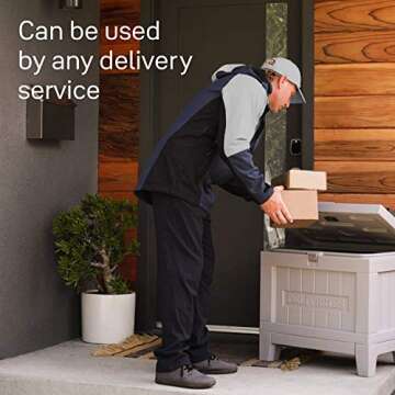 Yale Smart Delivery Box with Wi-Fi for Safe Package Storage
