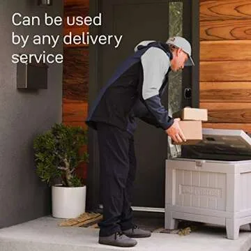 Yale Smart Delivery Box with Wi-Fi for Safe Package Storage