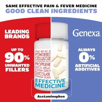Genexa Clean Acetaminophen Extra Strength Pain Reliever