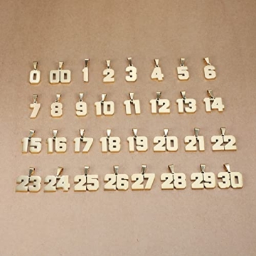 Personalized Number Necklace for Men Athletes - Sports Jewelry