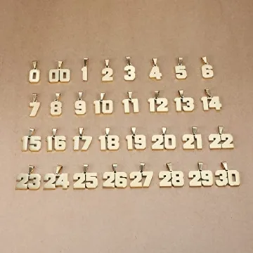 Personalized Number Necklace for Men Athletes - Sports Jewelry