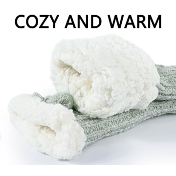 BenSorts Winter Fuzzy Slipper Socks for Women