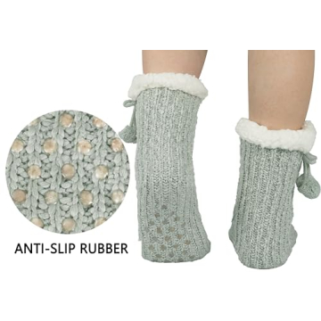 BenSorts Winter Fuzzy Slipper Socks for Women