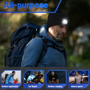 Buy Keains Bluetooth Beanie with LED Light and Speakers