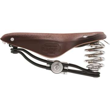 Brooks B66 Bicycle Saddle - Classic Comfort & Style