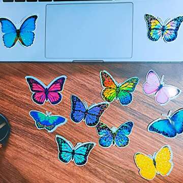 Bleidruck Holographic Sticker Paper 20 Sheets 8.5x11 Inch