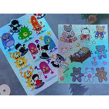 Bleidruck Holographic Sticker Paper 20 Sheets 8.5x11 Inch