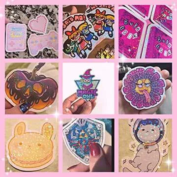 Bleidruck Holographic Sticker Paper 20 Sheets 8.5x11 Inch