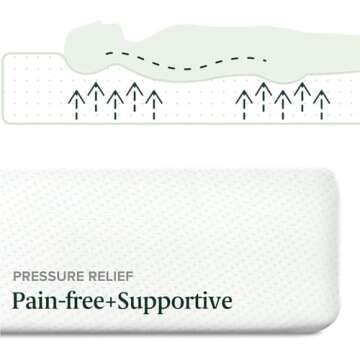 ZINUS 5 Inch Memory Foam Mattress, 75" x 30" (Slim Fit), Bunk Bed, Trundle Bed, Day Bed, RV Compatible, Medium Firm Feel, Fiberglass Free, CertiPUR-US Certified, Mattress in a Box