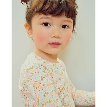 moimoln Flower Soft Cotton Modal Baby Toddler Girls Snug fit Pjs Daily Long Sleepwear Bella 12-18m