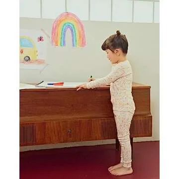 moimoln Flower Soft Cotton Modal Baby Toddler Girls Snug fit Pjs Daily Long Sleepwear Bella 12-18m