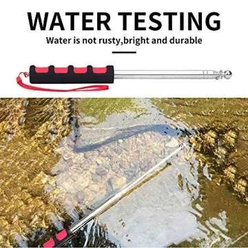 Enjoyist 4-Pack Assorted Color Telescoping Handheld Flagpole, Extendable Stainless Portable Steel Banner Tour Guides & Pointer for Teachers, with Clips (63'' Flagpole)