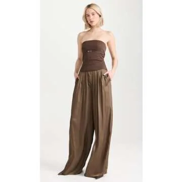 Lioness Women's Allure Strapless Top, Chocolate, Brown, XXS
