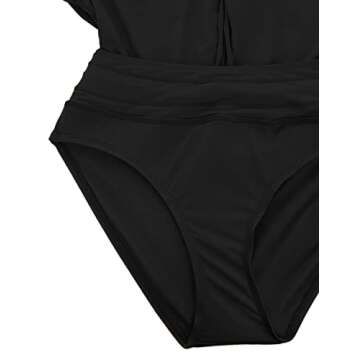 CRZ YOGA Womens Swim Board Shorts 3'' High Waisted Quick Dry Beach Swimwear Bottoms Bathing Trunks with Liner